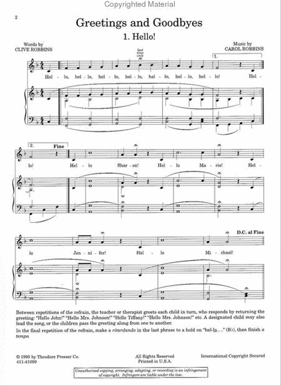 Greetings And Goodbyes Chamber Music scores gallery preview page 2