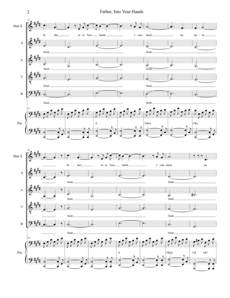 Father, Into Your Hands (Vocal solo and SATB) image number null