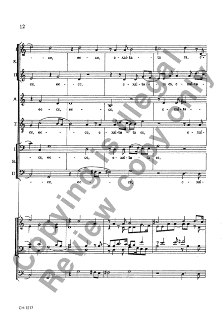 Beata es Virgo Beata es Virgo Divisi scores gallery preview page 12