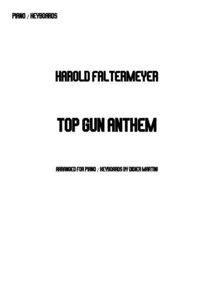 Top Gun Anthem by Harold Faltermeyer Piano Solo - Digital Sheet Music