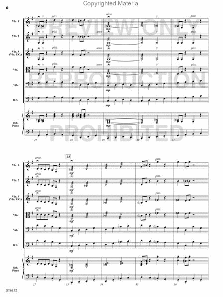 The Three Groovy Grizzlies String Orchestra scores gallery preview page 5