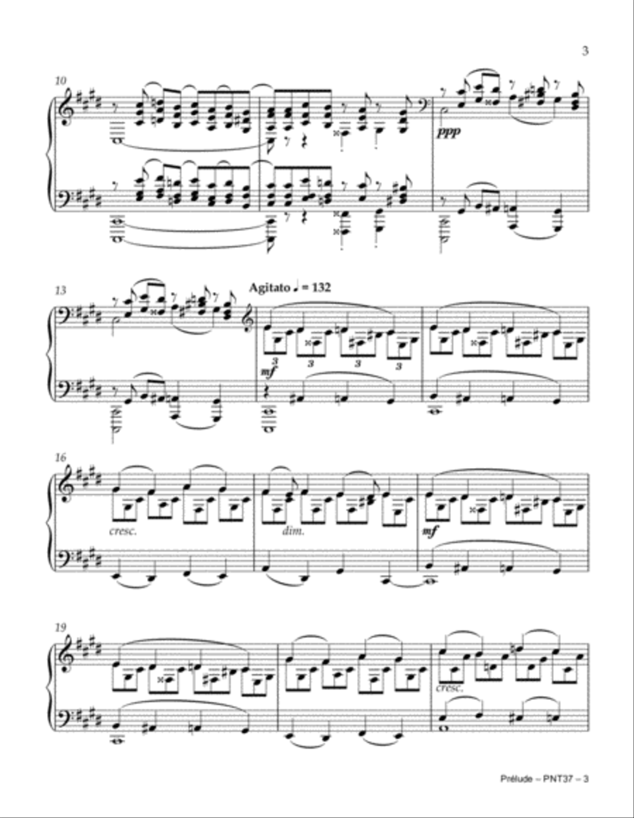 Prelude In C# minor Piano Method scores gallery preview page 3