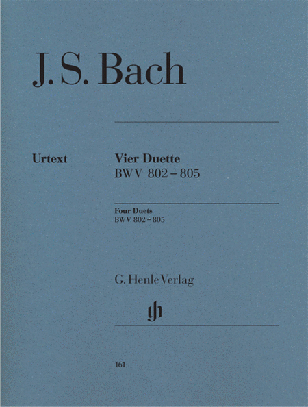 Bach, Johann Sebastian: Four duets BWV 802-805