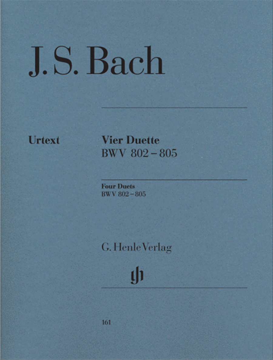 4 Duets BWV 802-805 Piano Solo scores gallery preview page 1