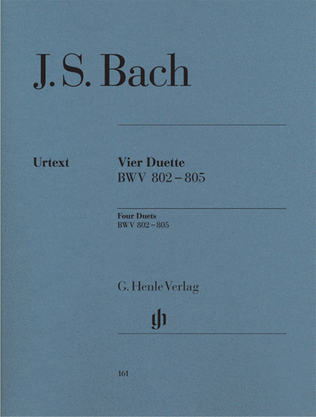 Book cover for 4 Duets BWV 802-805