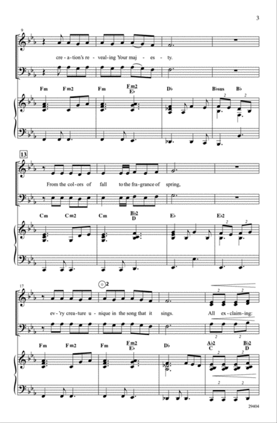 Indescribable 4-Part scores gallery preview page 3