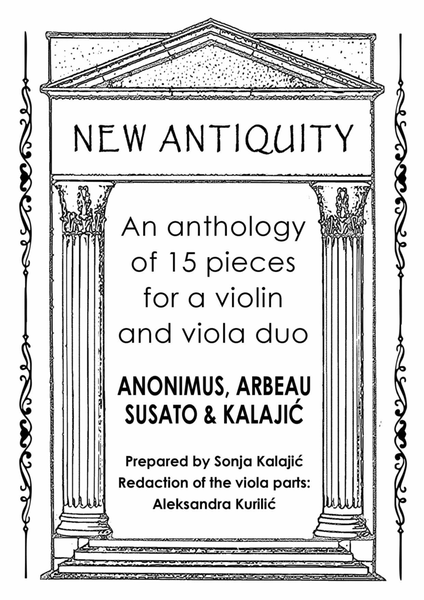 New Antiquity - An anthology of 15 pieces for violin and viola duo image number null