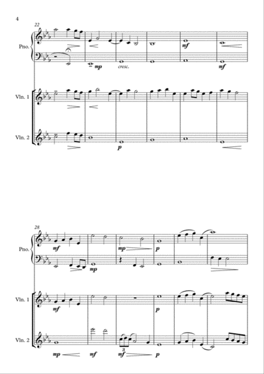 Time Ends String Quartet scores gallery preview page 4