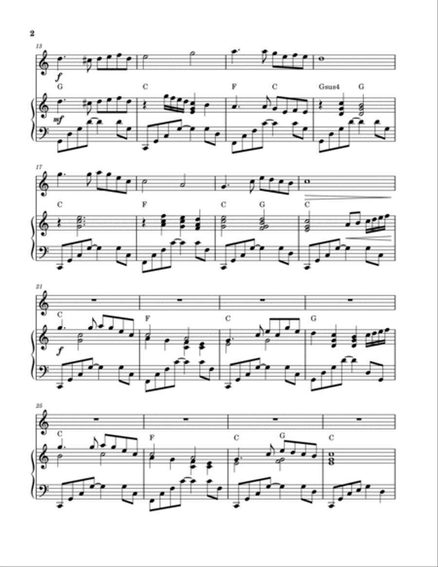 What A Friend We Have In Jesus (Flute Solo and Piano) What A Friend We Have In Jesus (Flute Solo and Piano) Flute Solo scores gallery preview page 2