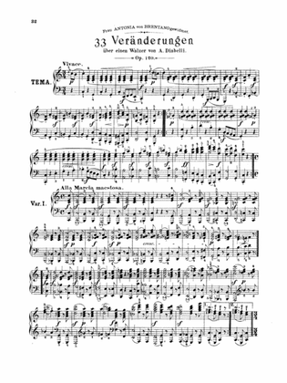 Beethoven: Variations (Volume I)