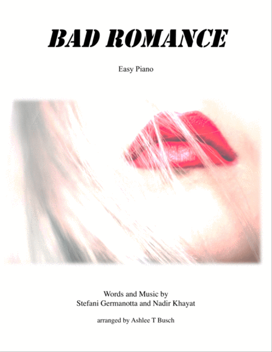 Bad Romance Voice scores gallery preview page 1