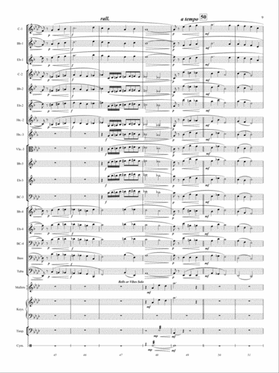 Danny Boy Danny Boy Concert Band scores gallery preview page 9