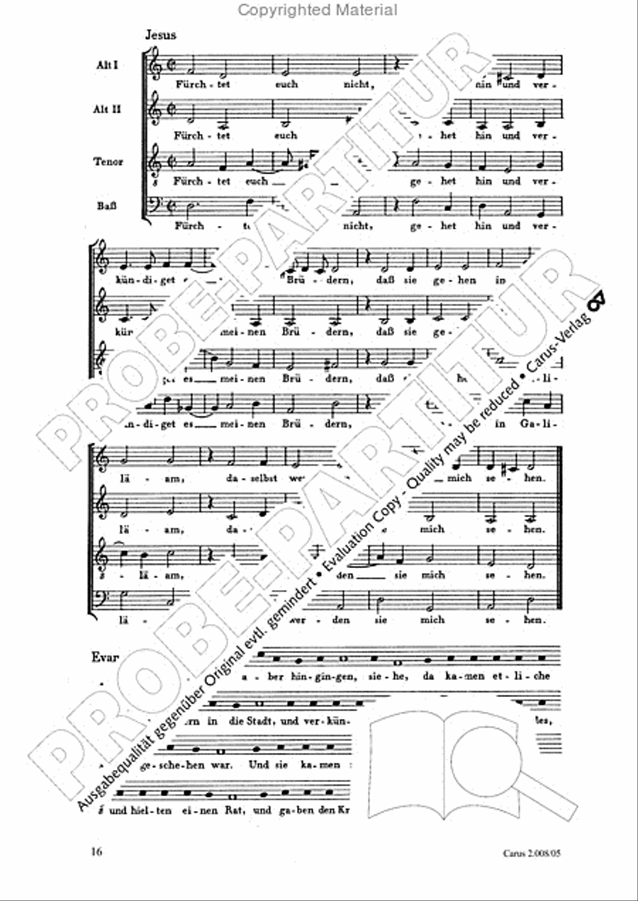 Auferstehungs-Historie SSAATB scores gallery preview page 17