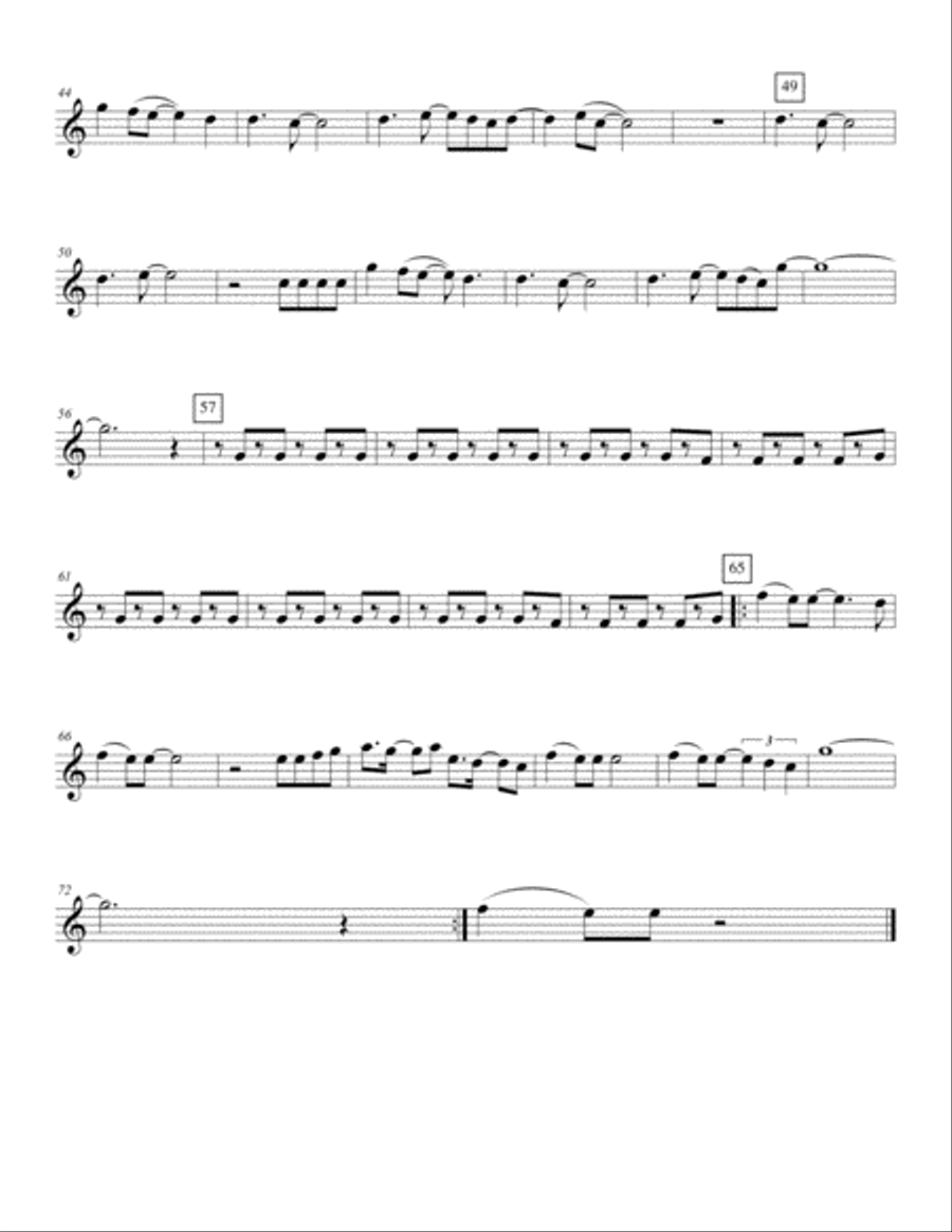 Don't Stop Believin' Don't Stop Believin' Brass Ensemble scores gallery preview page 6