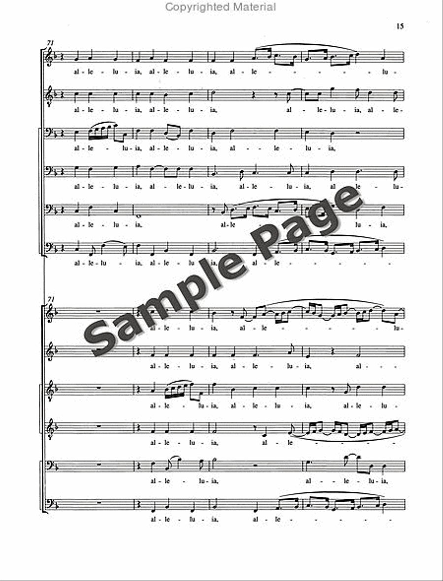 Virtute magna Virtute magna Mixed Choir scores gallery preview page 17