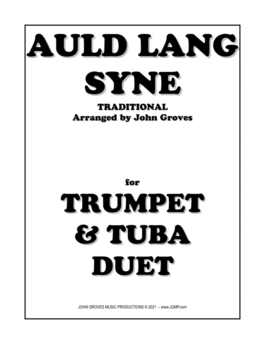 Auld Lang Syne - Trumpet & Tuba Duet image number null