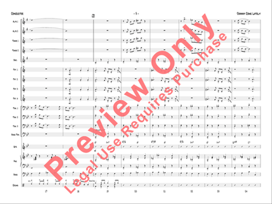 Johnny Come Lately Jazz Ensemble scores gallery preview page 6