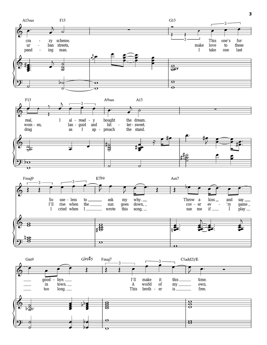 Deacon Blues Deacon Blues Piano, Vocal scores gallery preview page 3