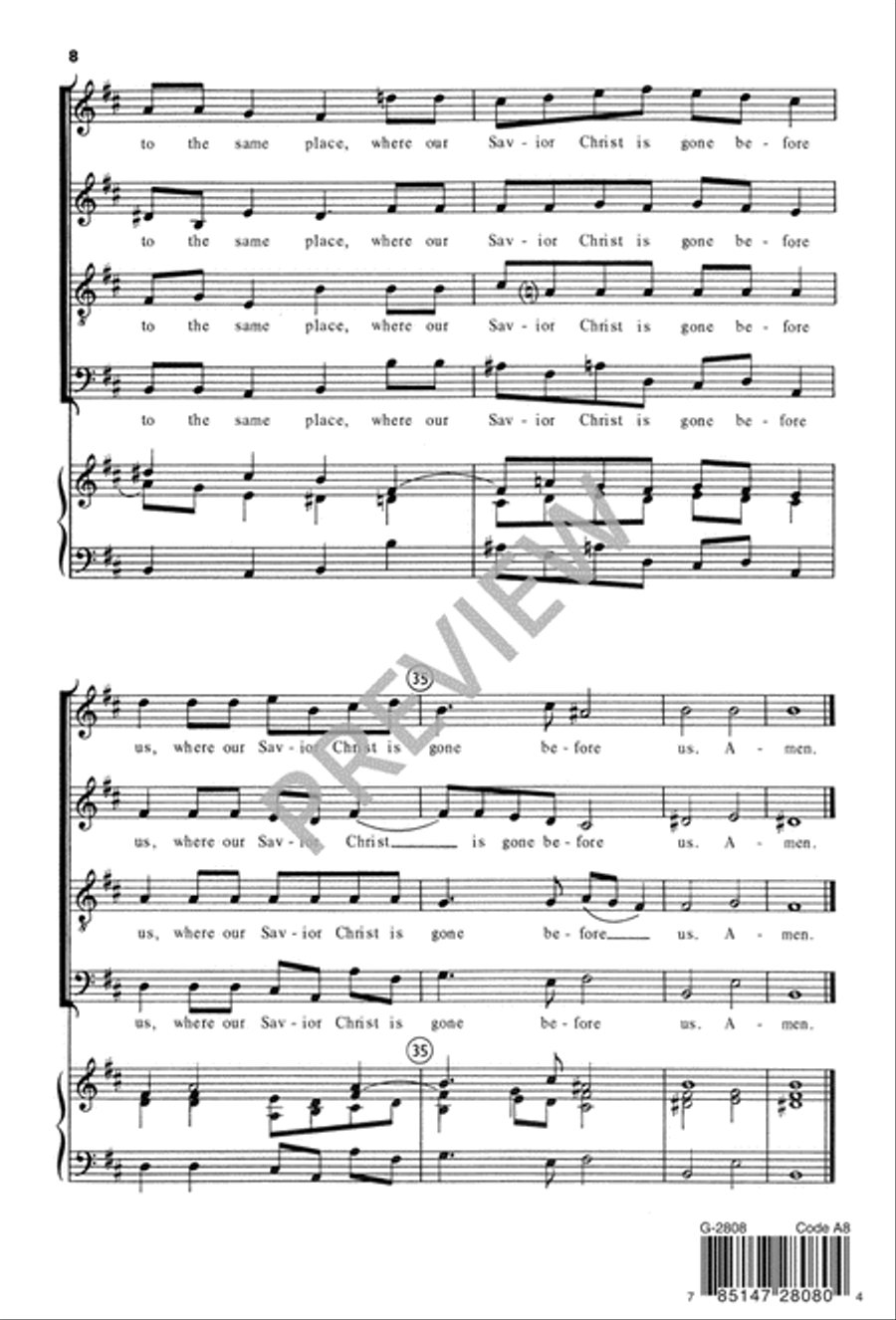 O God, the King of Glory O God, the King of Glory 4-Part scores gallery preview page 9