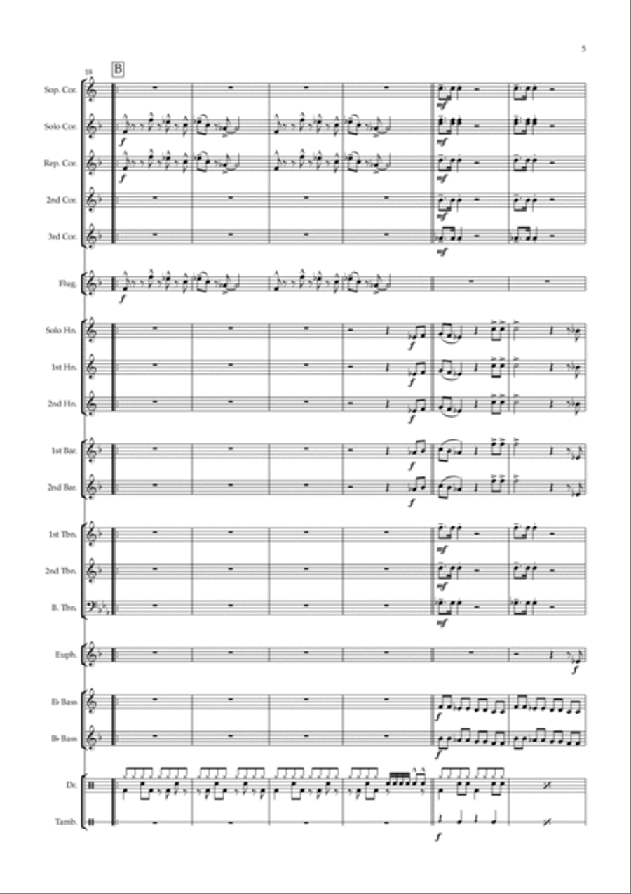 I Got You (i Feel Good) I Got You (i Feel Good) Brass Band scores gallery preview page 6