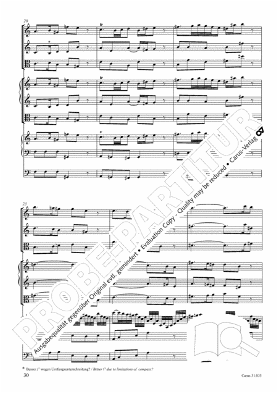 Soul and spirit are astounded (Geist und Seele wird verwirret) English Horn scores gallery preview page 31