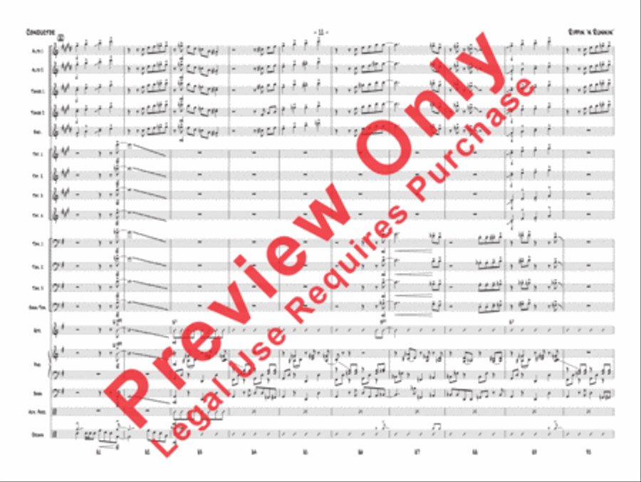 Rippin' 'n Runnin' Jazz Ensemble scores gallery preview page 12
