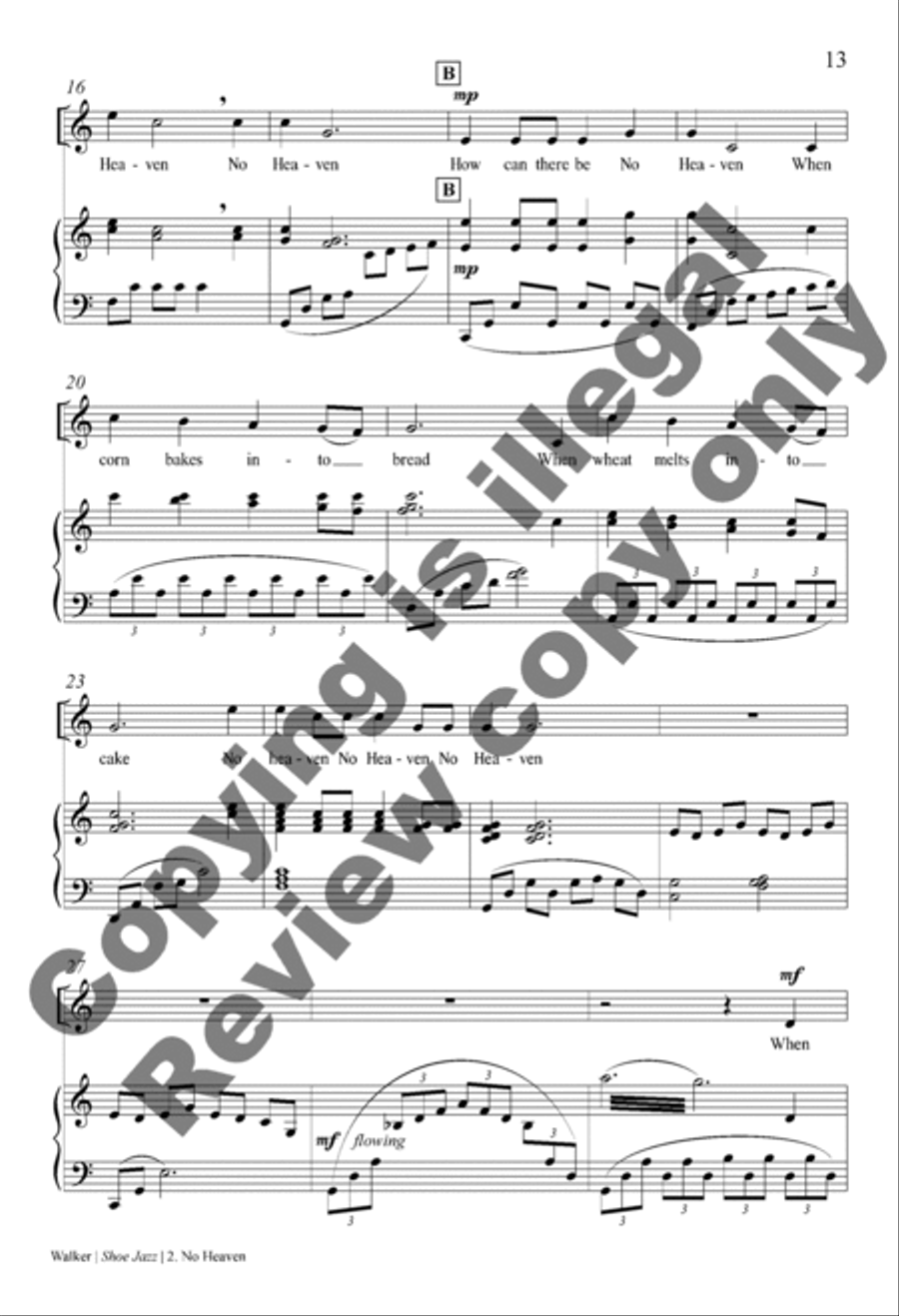 Shoe Jazz (Choral Score) Shoe Jazz (Choral Score) 2-Part scores gallery preview page 14