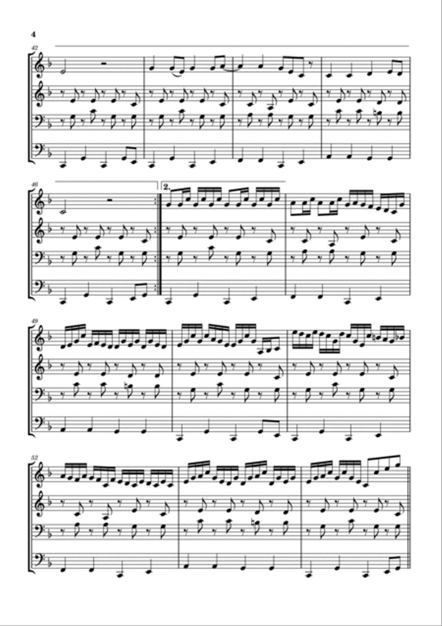 Rocky Top Brass Quartet scores gallery preview page 5