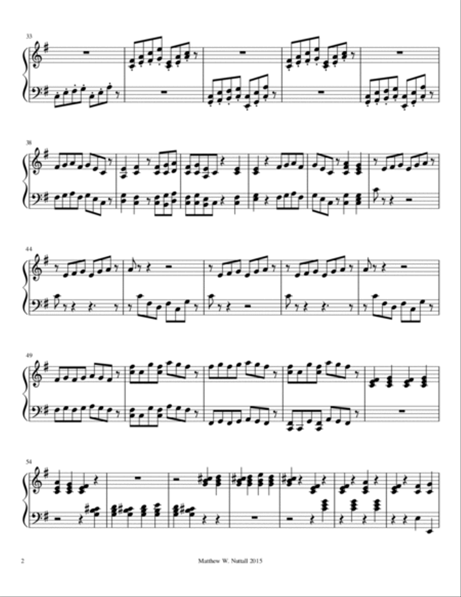 Melody of Classic Mind Piano Solo scores gallery preview page 2