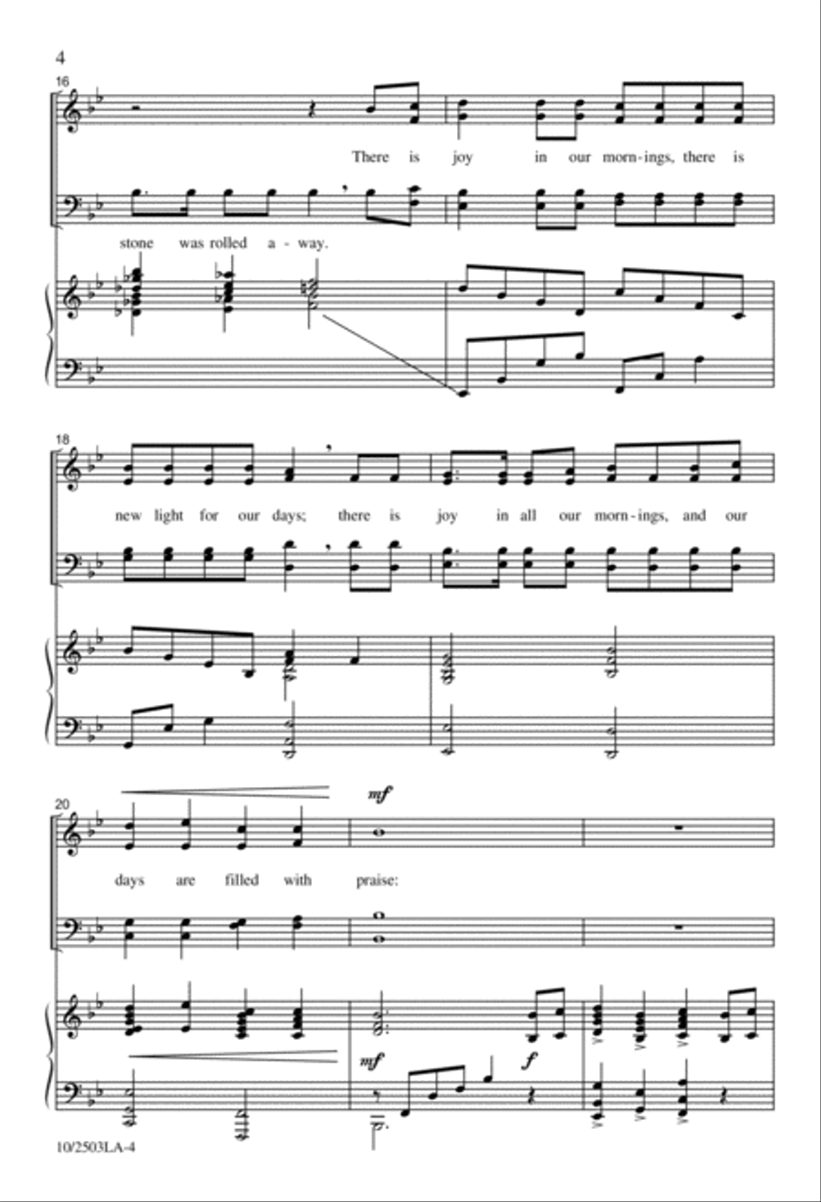 Easter Joy Easter Joy 4-Part scores gallery preview page 4