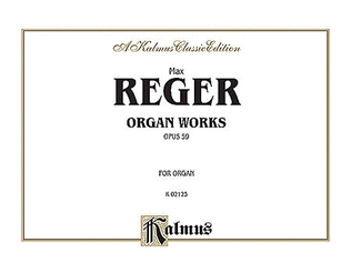 Book cover for Organ Works, Op. 59
