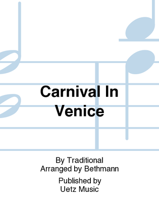 Book cover for Carnival In Venice