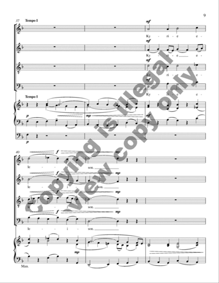 Missa in dulci jubilo (Choral Score) 4-Part scores gallery preview page 9