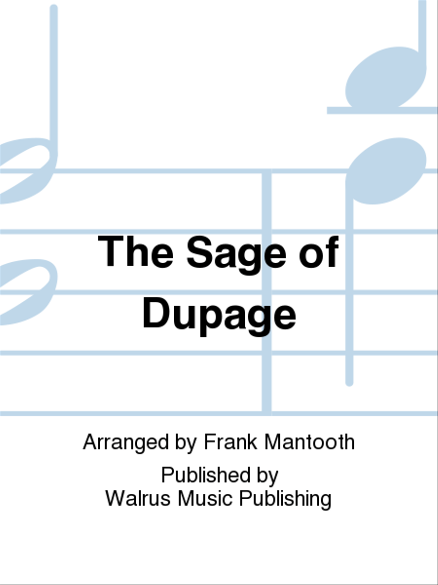The Sage of Dupage Big Band scores gallery preview page 1