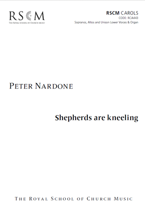 Book cover for Shepherds are kneeling