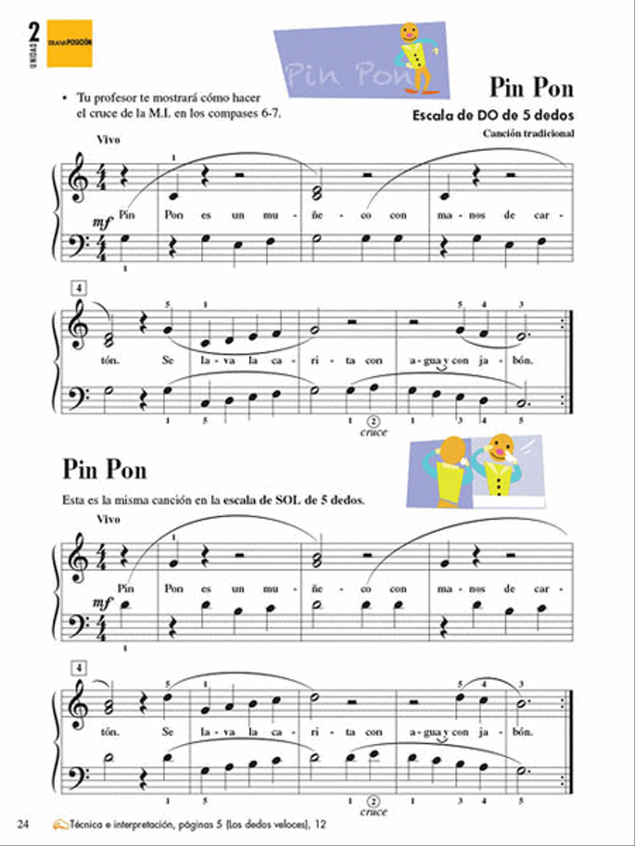 Lecciones Y Teoria - Libro Uno De Dos Nivel 3 Piano Method scores gallery preview page 3