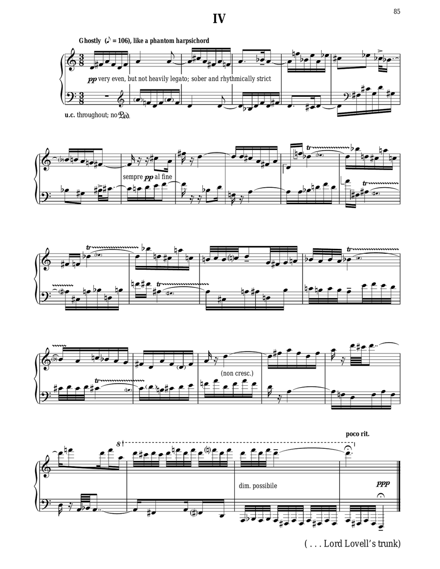 Nine New Bagatelles Piano Solo scores gallery preview page 6