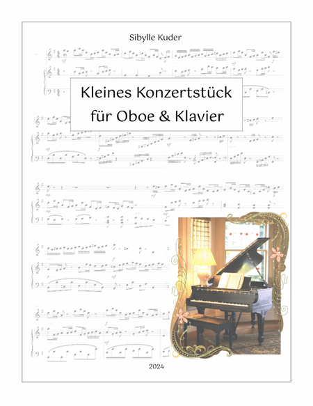 Konzertstück für Oboe und Klavier in G dur image number null