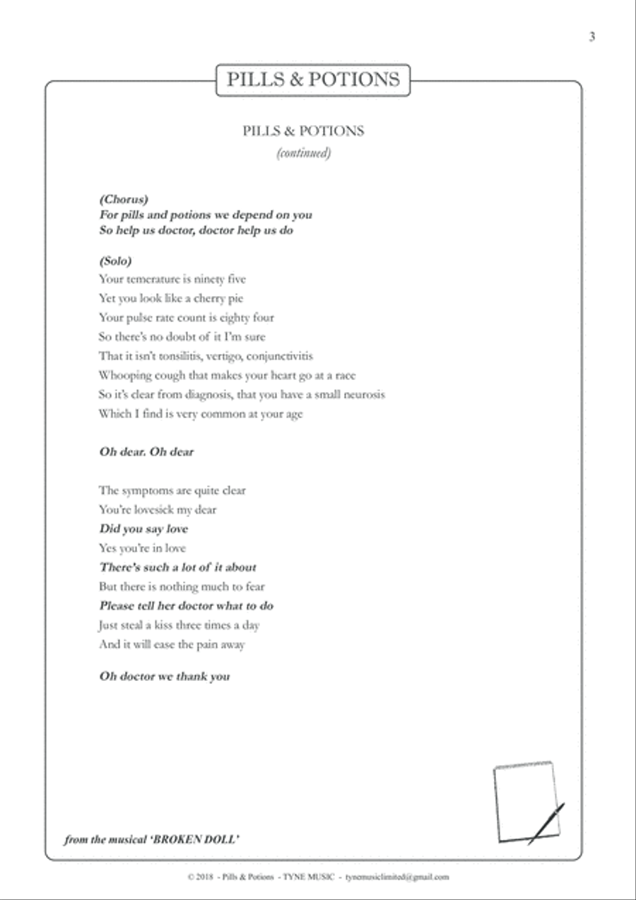 PILLS & POTIONS 4-Part scores gallery preview page 5