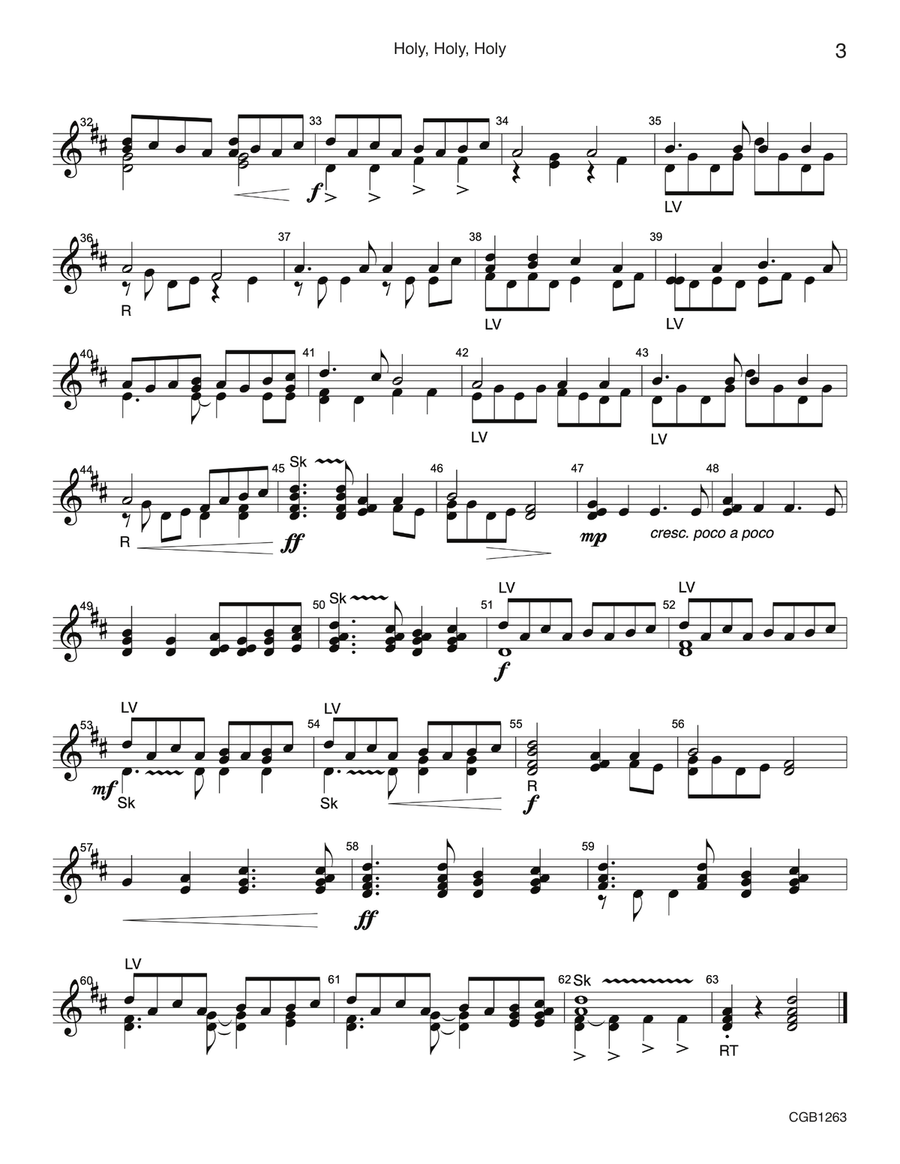 Lord of My Heart Handbell Choir scores gallery preview page 5