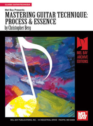 Book cover for Mastering Guitar Technique: Process and Essence