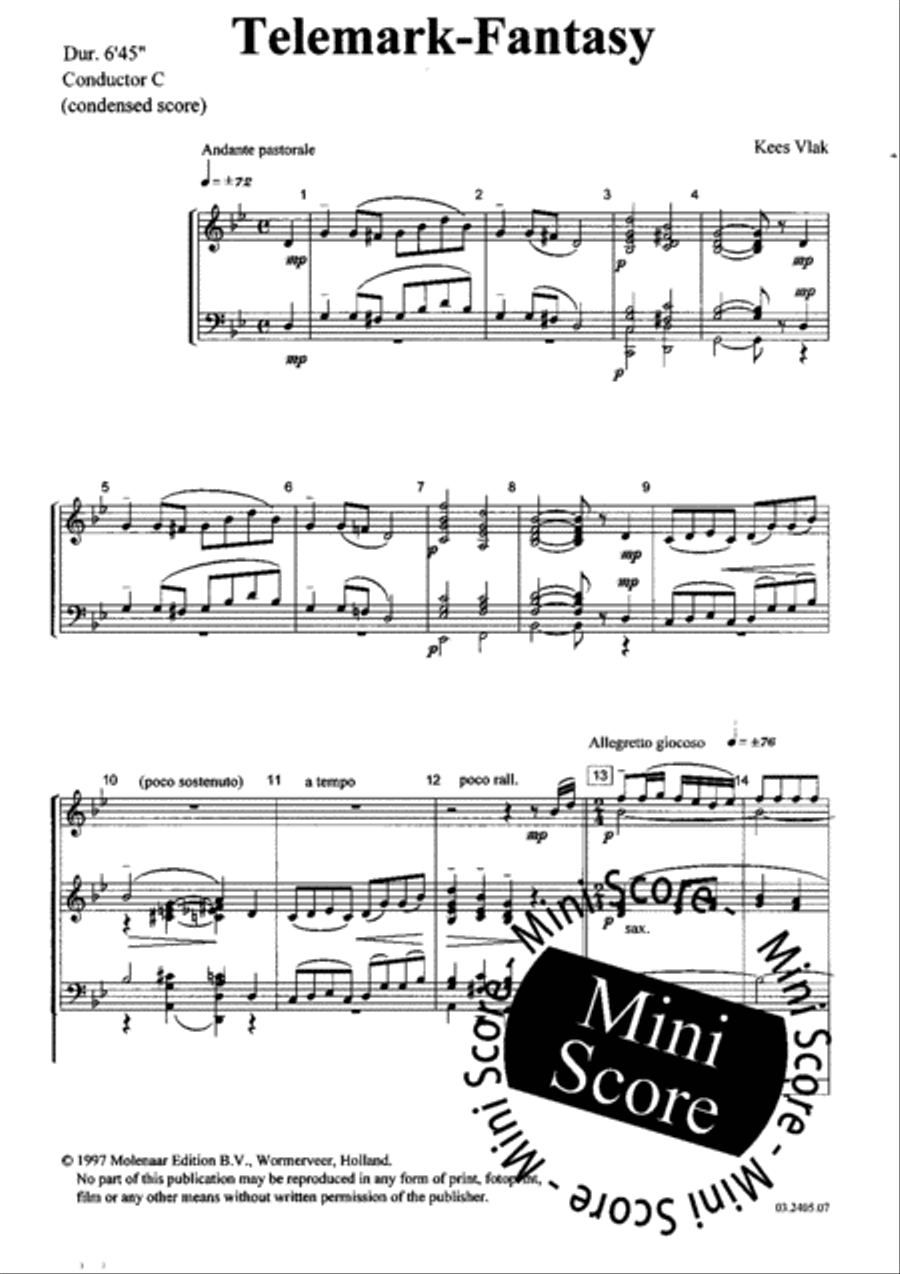 Telemark Fantasy Concert Band scores gallery preview page 37