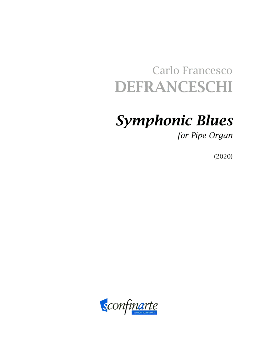 Carlo F. Defranceschi: SYMPHONIC BLUES (ES-20-131) Organ Solo scores gallery preview page 1