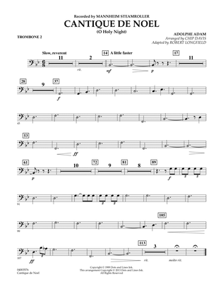 Cantique de Noel (O Holy Night) - Trombone 2