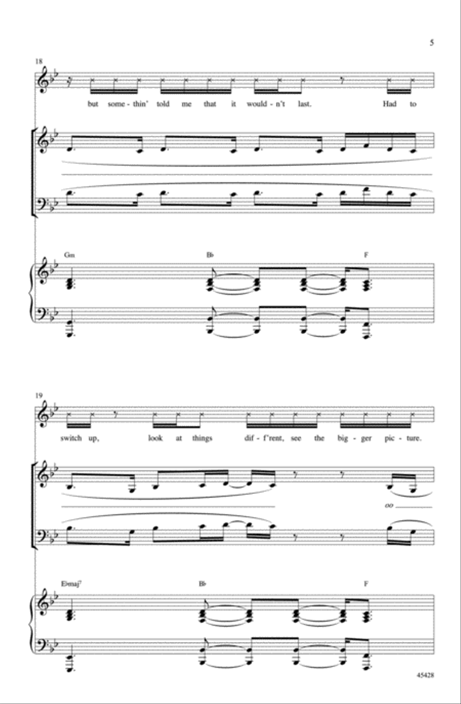 See You Again See You Again Choir scores gallery preview page 4