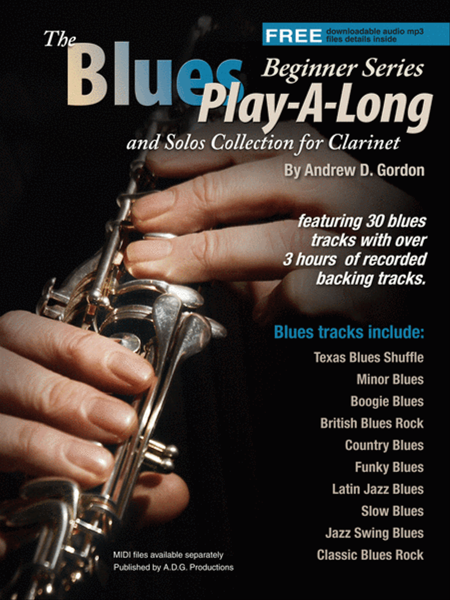 The Blues Play-A-Long and Solos Collection for Clarinet Beginner Series Clarinet Solo scores gallery preview page 1