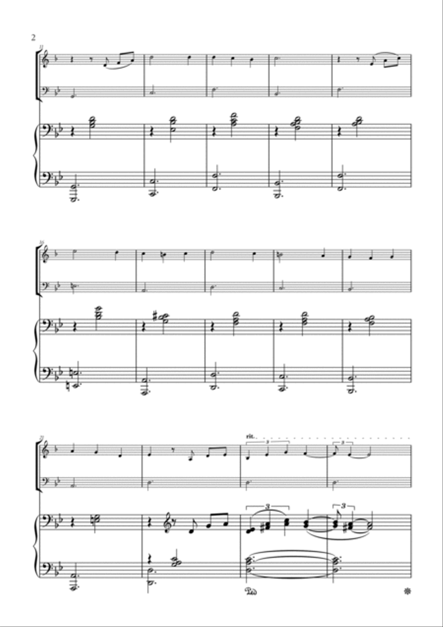 Merry-go-round Of Life Brass Duet scores gallery preview page 2