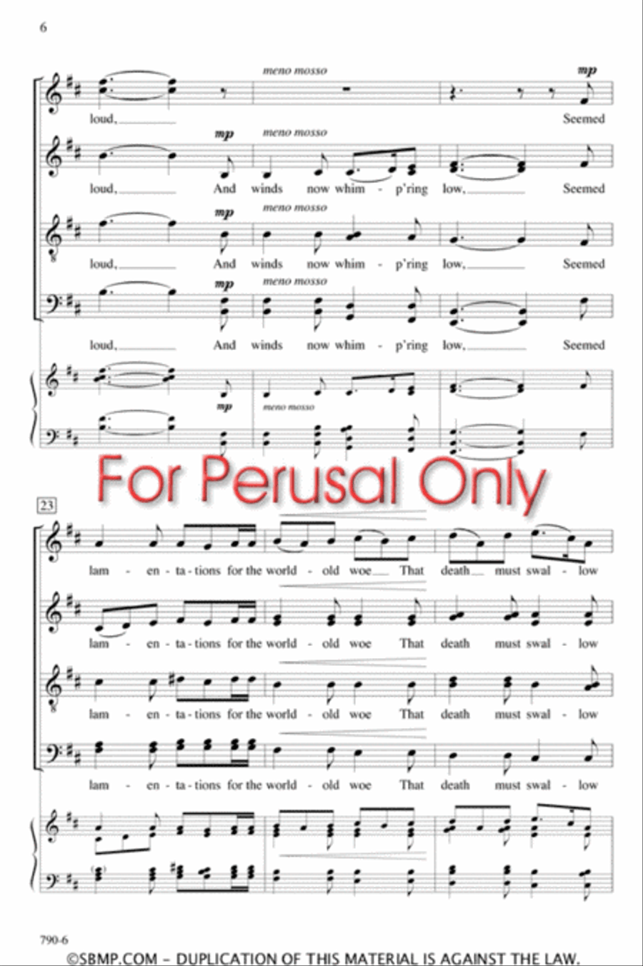 A Winter Landscape - SATB divisi Octavo Divisi scores gallery preview page 5
