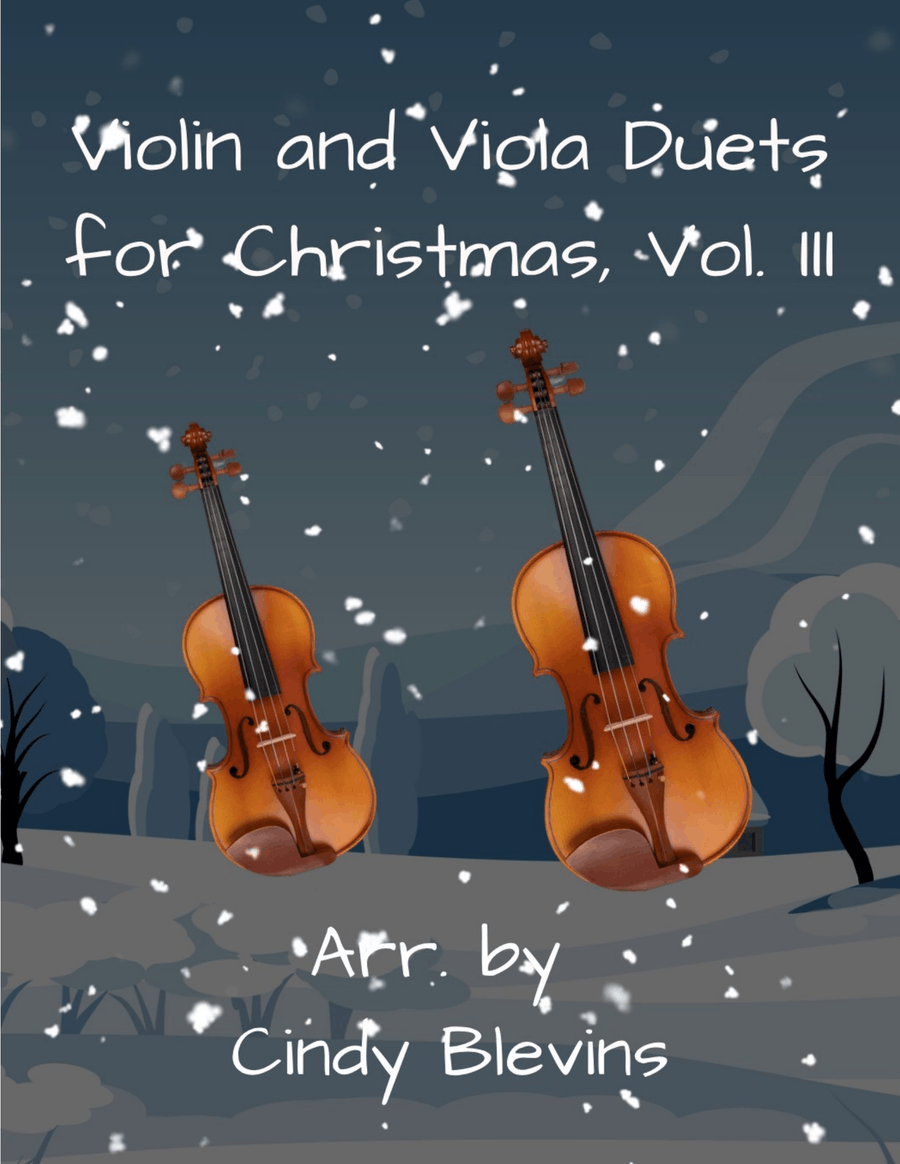 Violin and Viola for Christmas, Vol. III (12 Arrangements) String Duet scores gallery preview page 1