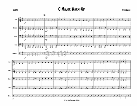 C Major Warm-Up for Steel Band image number null